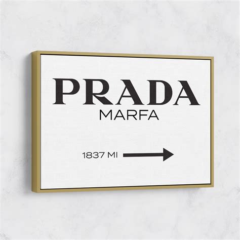 prada marfa sign framed|prada marfa canvas original.